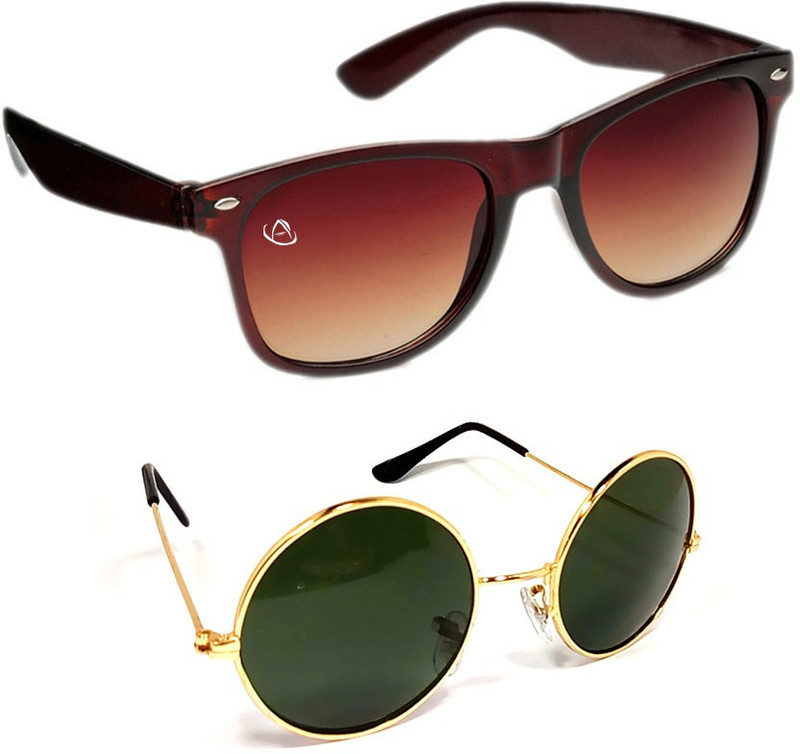 Aventus Round Sunglasses(Green)