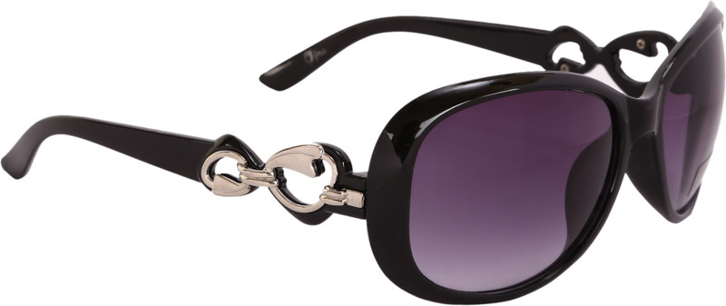 Camerii Oval Sunglasses(Black)