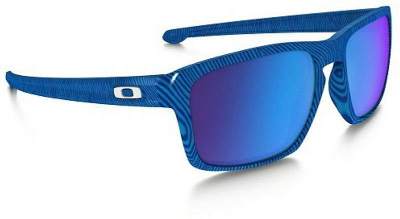 Oakley SLIVER Wayfarer Sunglass(Brown, Blue)