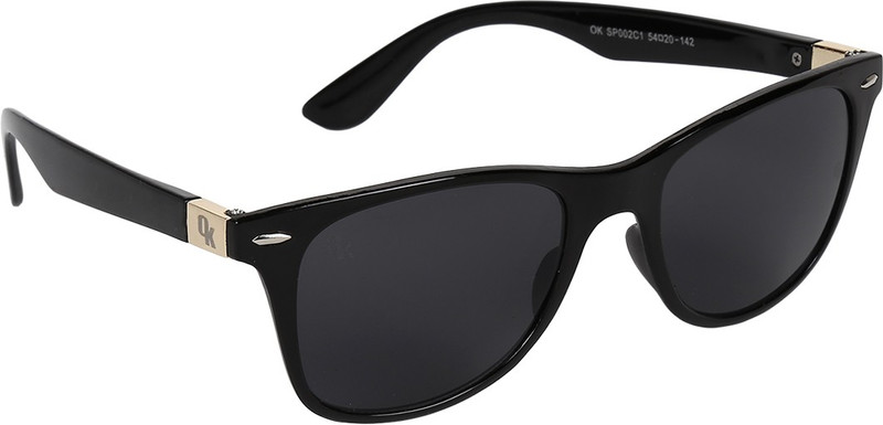 Opticalskart Wayfarer Sunglasses(Black)