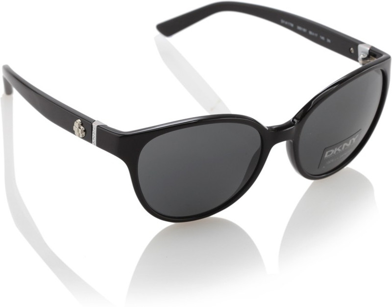DKNY Round Sunglasses(Black)