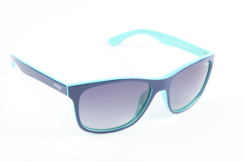 Image Rectangular Sunglasses(Blue)