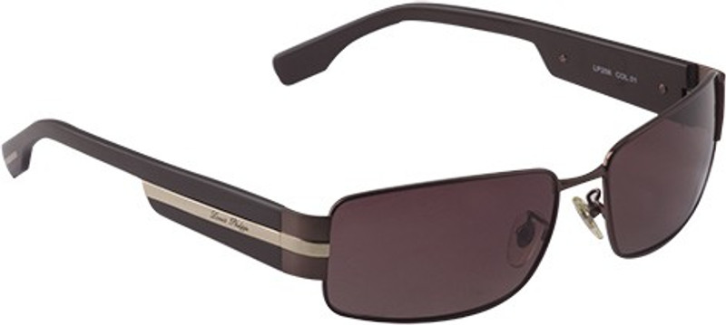 Louis Philippe Rectangular Sunglasses(Brown) Louis Philippe Rectangular Sunglasses(Brown)