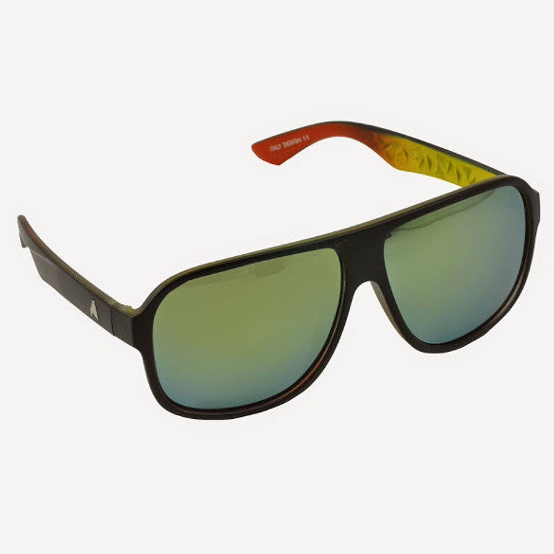 Alpha Man Aviator Sunglasses(Yellow)
