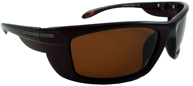 Matrixx Rectangular Sunglasses(Brown)