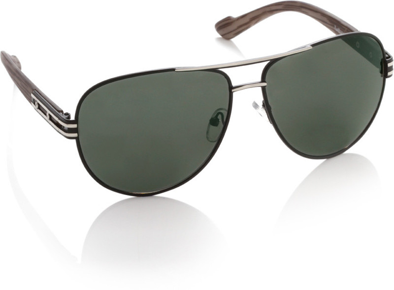 Van Heusen Aviator Sunglasses(Green)