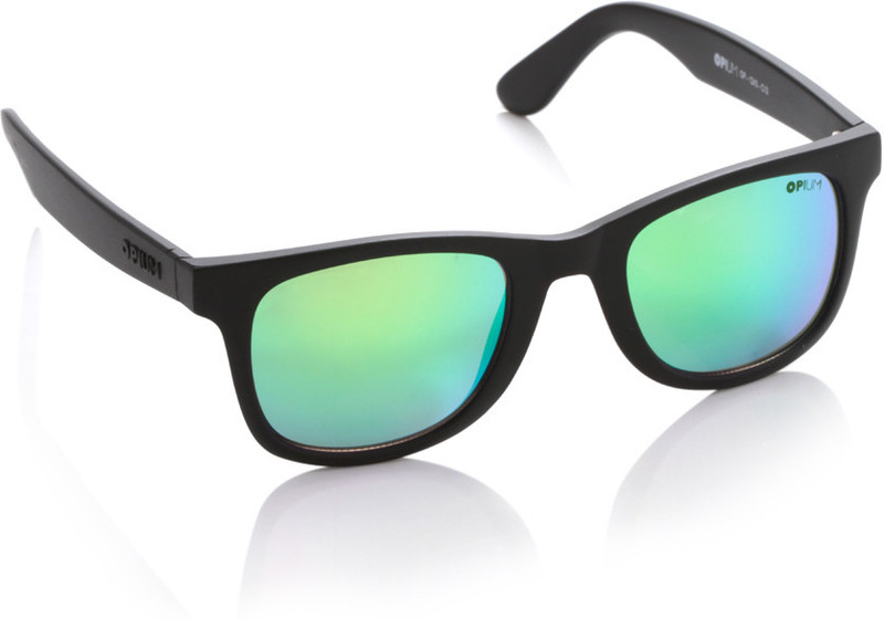 Opium Wayfarer Sunglasses(Yellow, Green)
