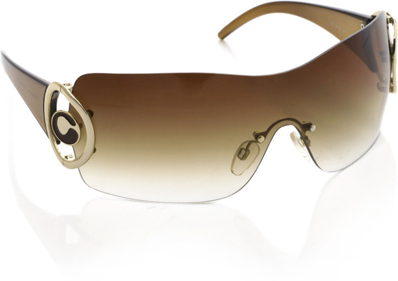 Vettorio Fratini Rectangular Sunglasses(Brown)