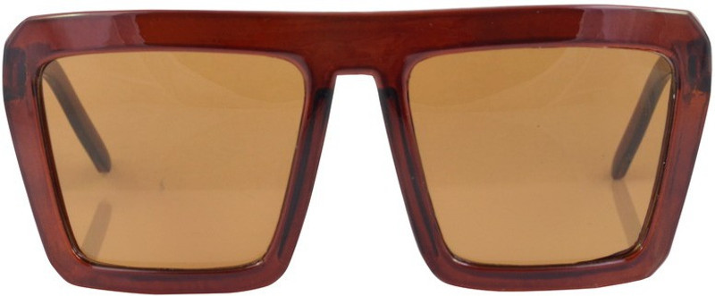 Alpha Man Over-sized Sunglasses(Brown)