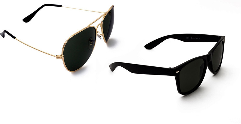 Dute Aviator, Wayfarer Sunglasses(For Boys)