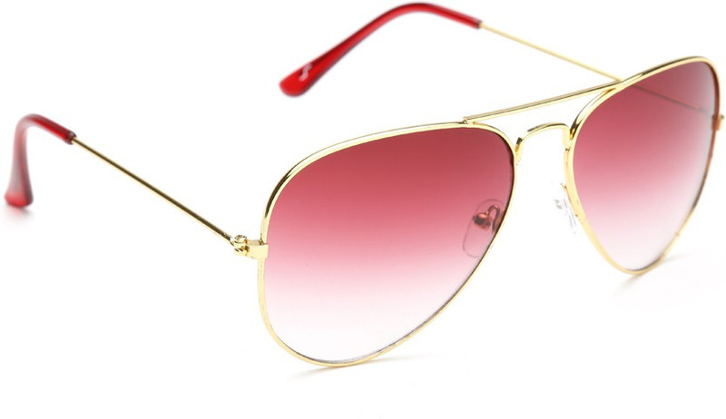 Skyways Aviator Sunglasses(Red)