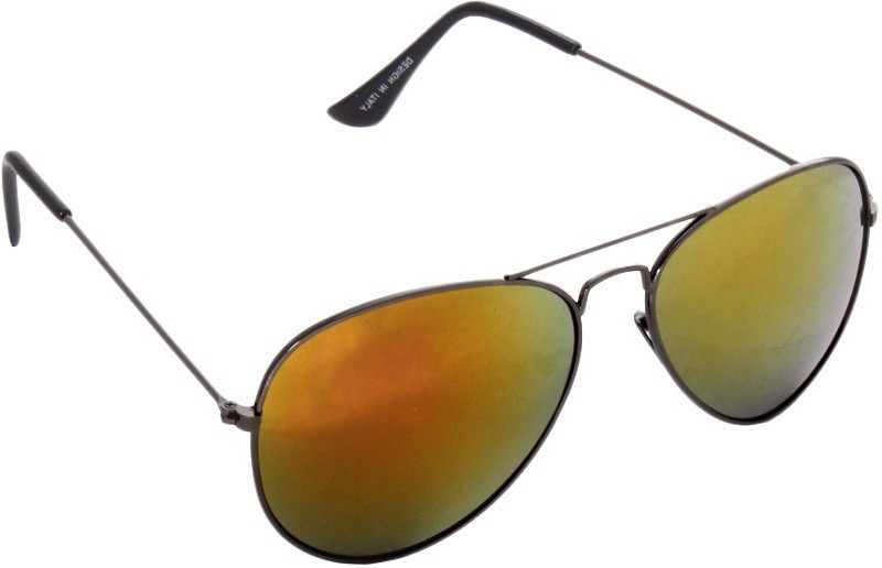 Just Colours Aviator Sunglasses(Yellow)