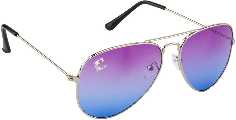Clark N' Palmer Aviator Sunglasses(Violet, Blue)