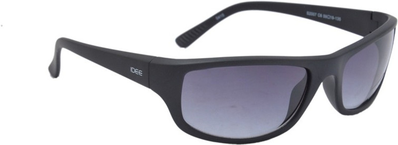 IDEE Rectangular Sunglasses(Black)