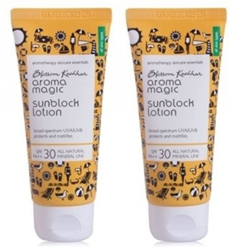 Aroma Magic Sunscreen - SPF 30 PA++(200 g) RS.523 (18.00% Off) - Flipkart