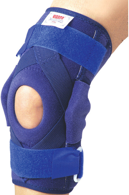 Vissco Hinged Brace with Patella Opening & Metal Hinges Knee Support