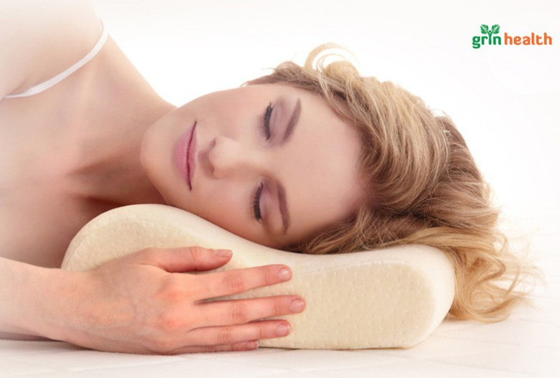 Grin Health Memory Foam Cervical Pillow Neck Support