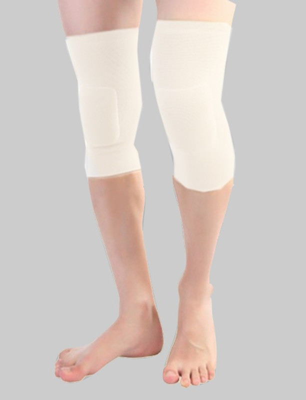 Flamingo Healthcare Gel Knee Cushion - White (Pair) Knee, Calf & Thigh Support