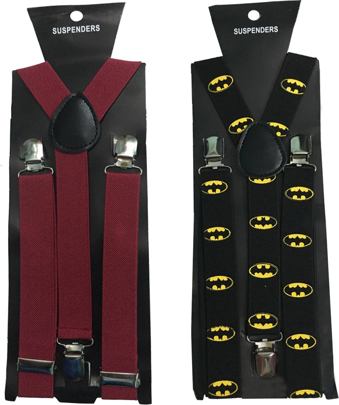 atyourdoor Y- Back Suspenders for Men(Maroon)