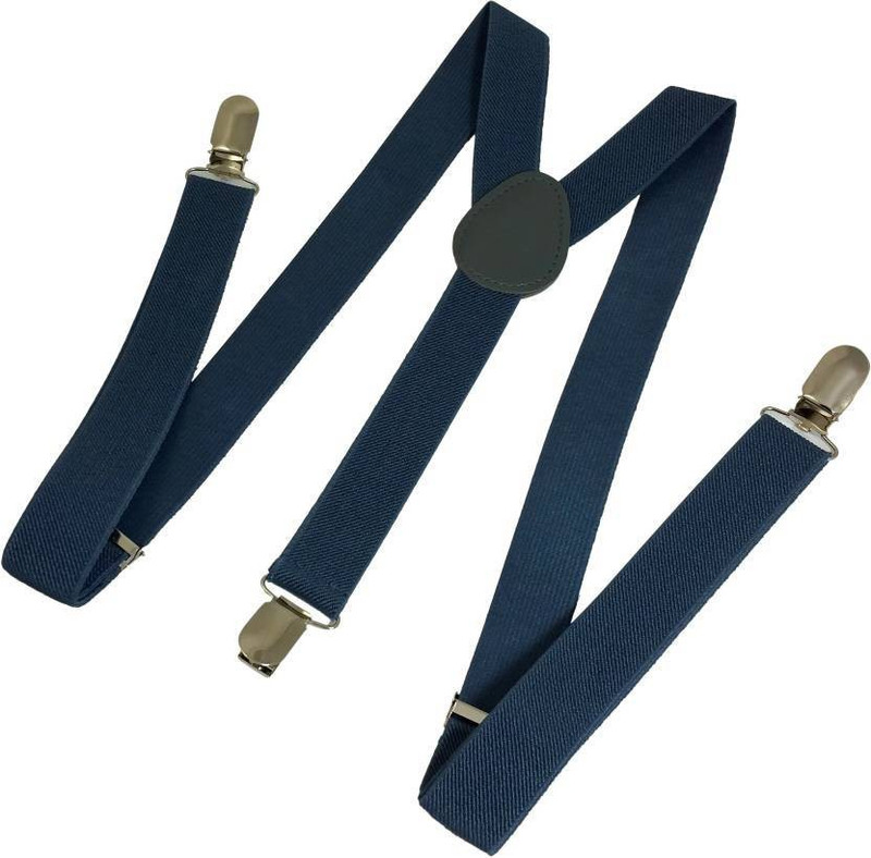 worldlookenterprises Y- Back Suspenders for Men(Blue)