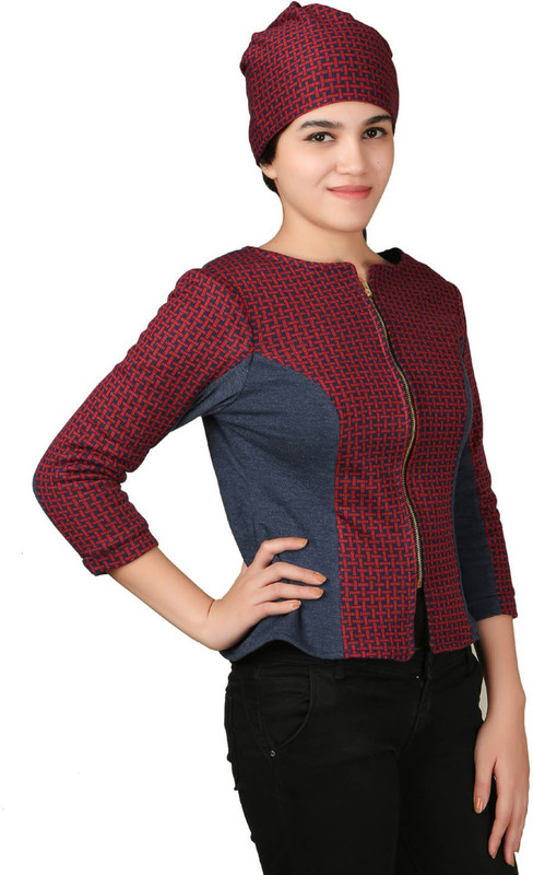 VR Designers Full Sleeve Printed Women Jacket