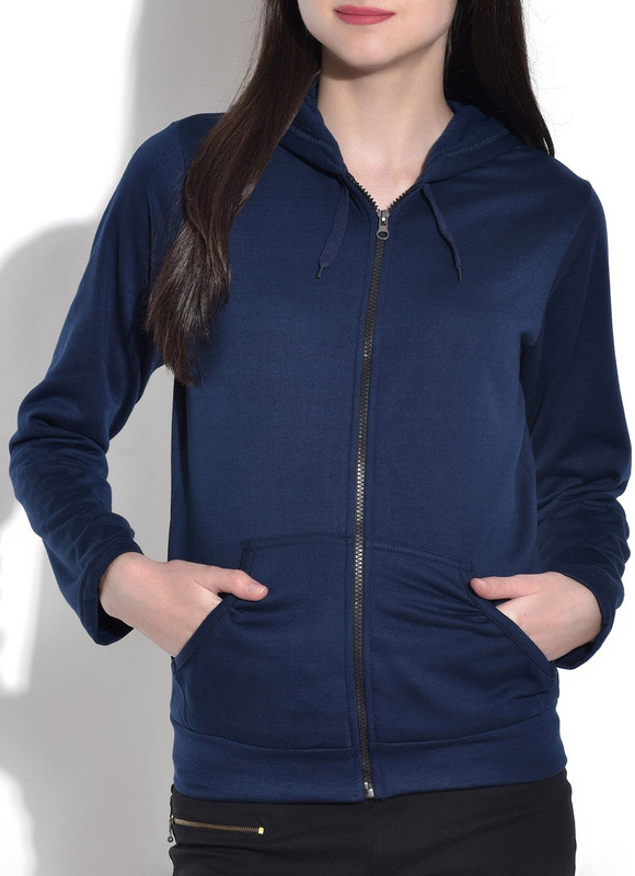 Being Fab by FabTag Full Sleeve Solid Women Sweatshirt