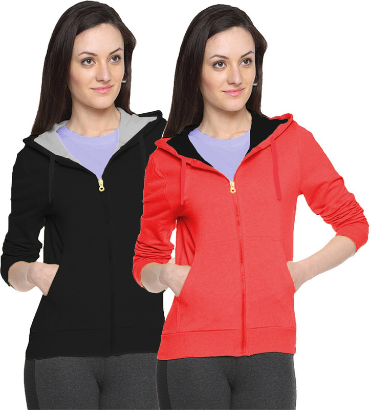 Van Galis Full Sleeve Solid Women Sweatshirt