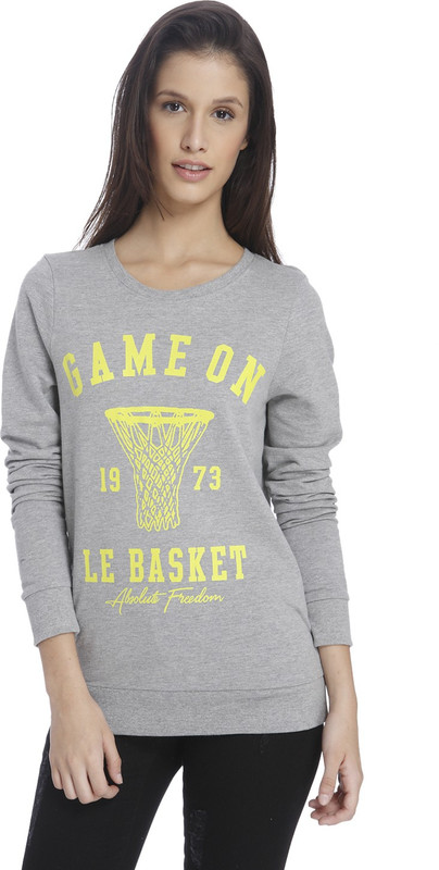 Vero Moda Full Sleeve Graphic Print Women Sweatshirt