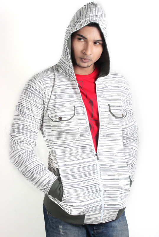 Spur Full Sleeve Striped Men Sweatshirt