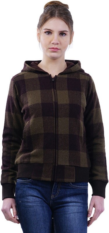 Merch21 Full Sleeve Checkered Women Sweatshirt