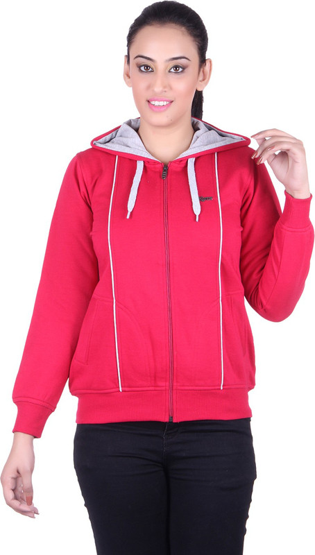 KAROZ Full Sleeve Solid Women Sweatshirt