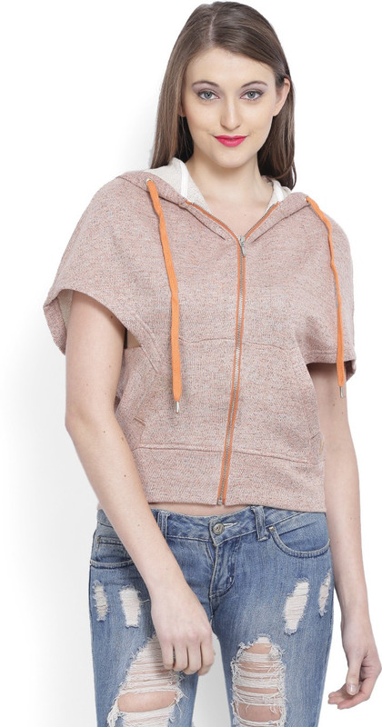 United Colors of Benetton Sleeveless Solid Women Sweatshirt