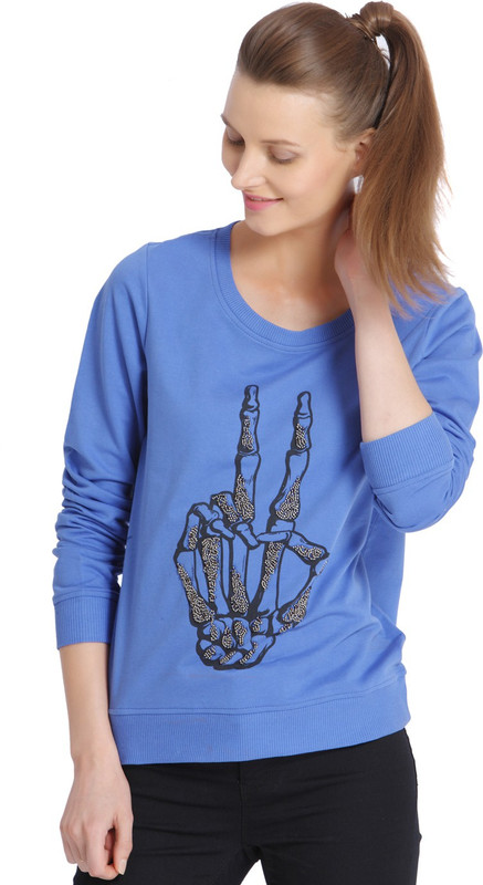 Vero Moda Full Sleeve Embellished Women Sweatshirt
