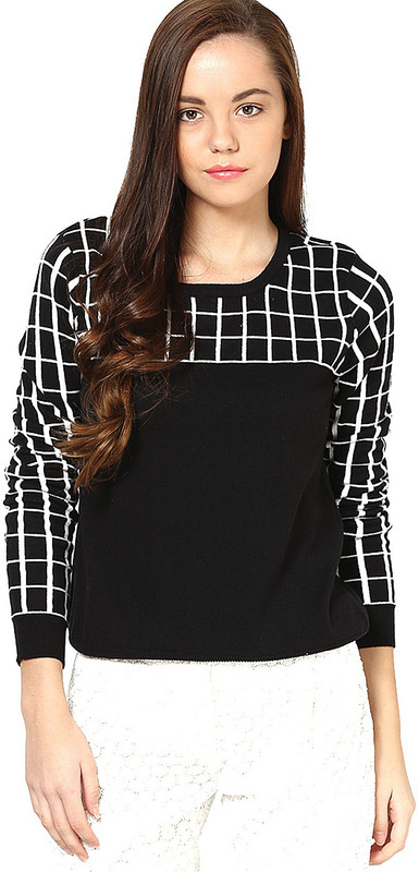 Vero Moda Full Sleeve Solid Women Sweatshirt