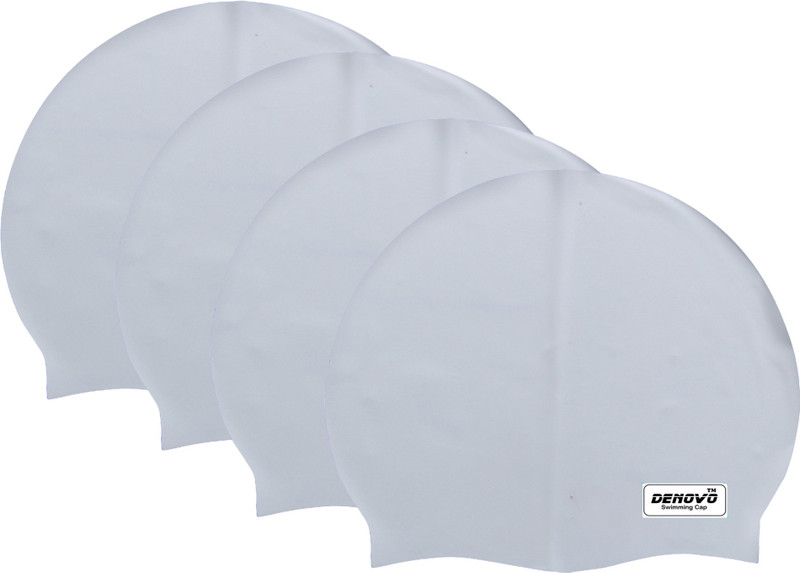 DeNovo Imported Set of 4 Swimming Cap(Grey, Pack of 4) DeNovo Imported Set of 4 Swimming Cap(Grey, Pack of 4)