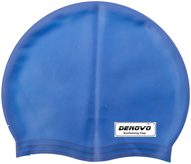 DeNovo Imported Swimming Cap(Blue, Pack of 1) DeNovo Imported Swimming Cap(Blue, Pack of 1)