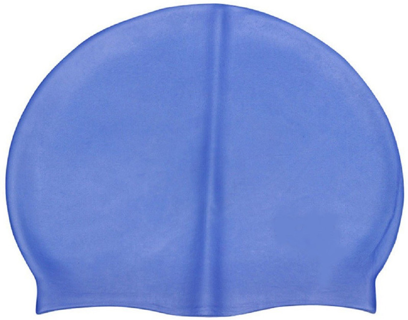 Syndicate Best Quality Silicon Blue Swimming Cap(Blue, Pack of 1)