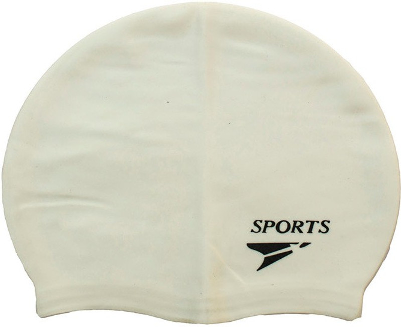 Gee Power Sports Swimming Cap(White, Pack of 1) Gee Power Sports Swimming Cap(White, Pack of 1)
