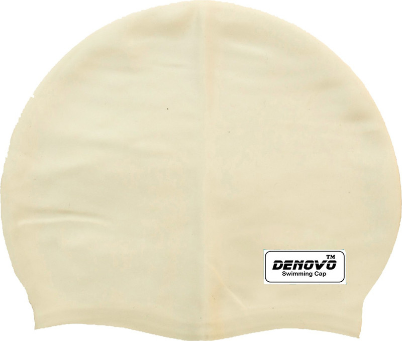 DeNovo Imported Swimming Cap(White, Pack of 1) DeNovo Imported Swimming Cap(White, Pack of 1)