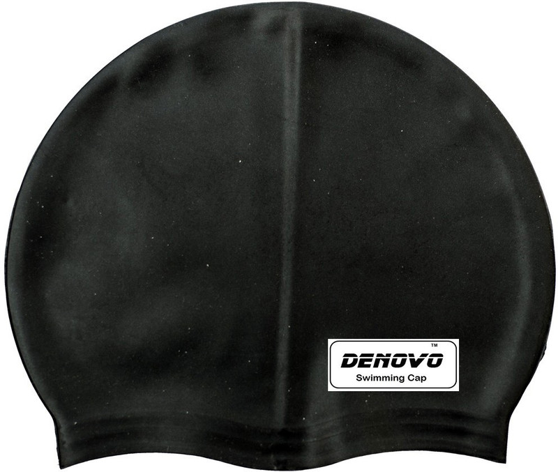 DeNovo Imported Swimming Cap(Black, Pack of 1) DeNovo Imported Swimming Cap(Black, Pack of 1)