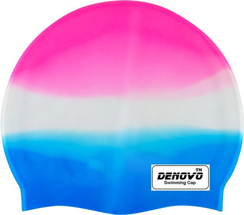 DeNovo Imported Swimming Cap(Multicolor, Pack of 1) DeNovo Imported Swimming Cap(Multicolor, Pack of 1)