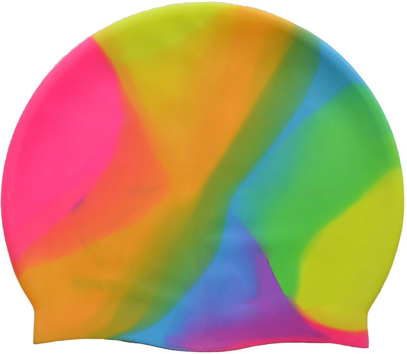 Priya Sports Flat Swimming Cap(Multicolor, Pack of 1) Priya Sports Flat Swimming Cap(Multicolor, Pack of 1)