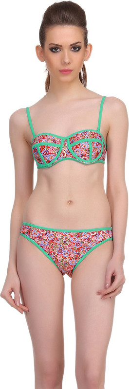 Clovia Floral Print Women Swimsuit