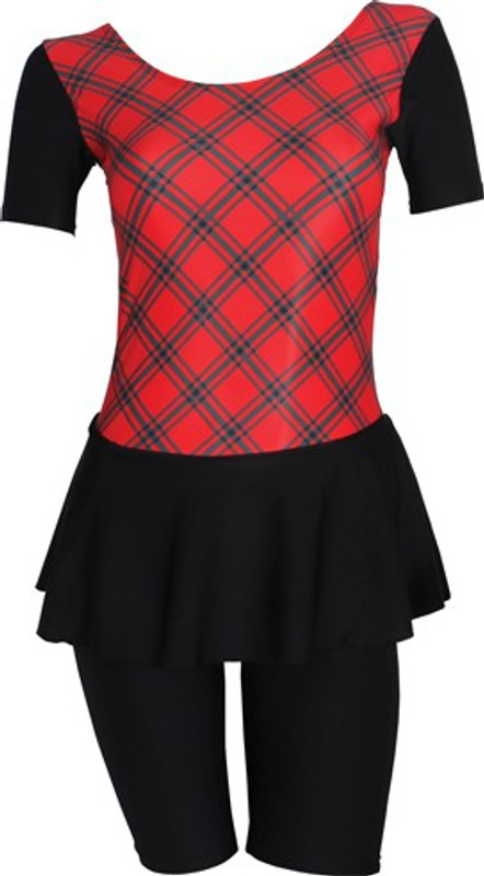 Freestyle Padded Swimwear Checkered Women Swimsuit