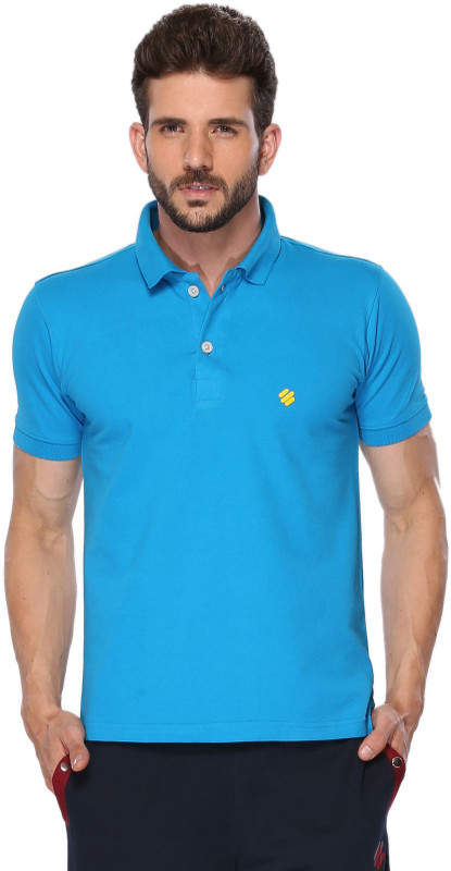 ONN Solid Men Polo Neck Light Blue T-Shirt ONN Solid Men Polo Neck Light Blue T-Shirt