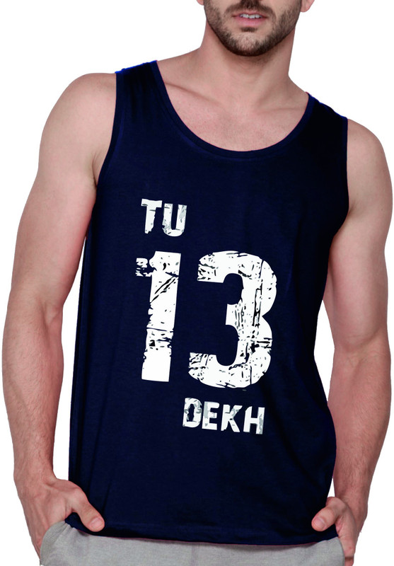 Elepants Graphic Print Men Round Neck Dark Blue T-Shirt Elepants Graphic Print Men Round Neck Dark Blue T-Shirt