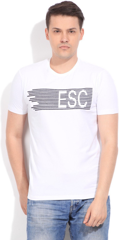 Easies Solid Men Round Neck White T-Shirt