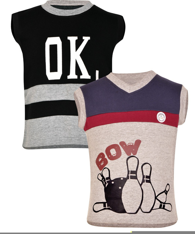 Gkidz Boys Printed Cotton T Shirt(Black, Pack of 2) RS.749 (73.00% Off) - Flipkart