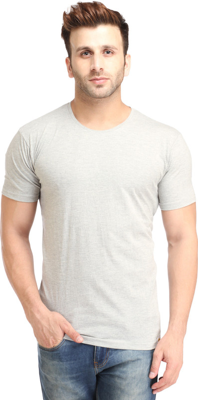 SBF Solid Men Round Neck Multicolor T-Shirt