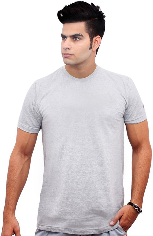 Jazzmyride Graphic Print Men Round Neck Grey T-Shirt